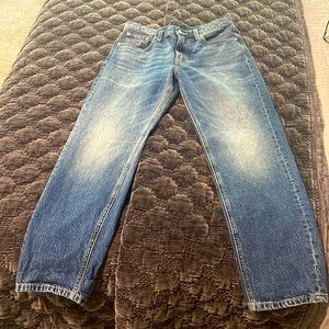 Lucky Jeans. Boy Midrise Relaxed Straight. 4/27R